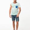 Mens-Standard-Fit-Short-Sleeve-Pocket-T-Shirt-SkyBlue-Full