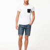 Mens-Standard-Fit-Short-Sleeve-Pocket-T-Shirt-White-Full