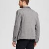 Mens Standard Fit Deconstructed Knit Blazer in Ash Grey